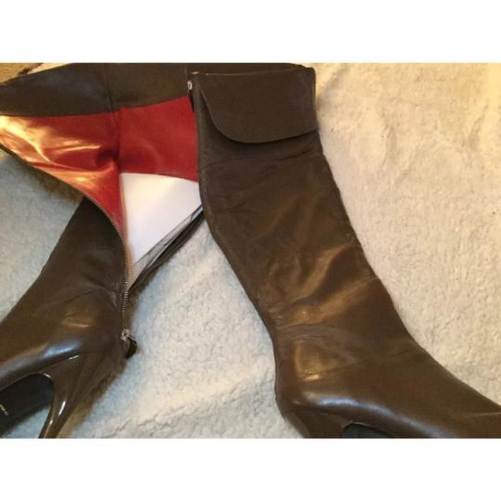 Charles Jourdan Blossom Over-the-Knee Boot Size 8M - Picture 2 of 5
